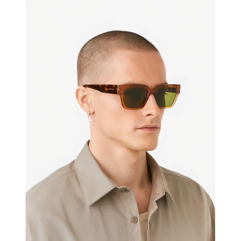 Lentes De Sol Hawkers Mate Mustard Juniper Eco Carey/mostaza/verde