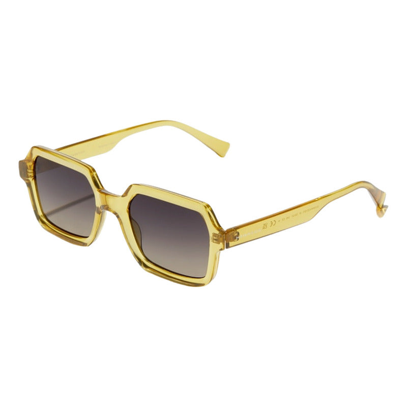 Lentes De Sol - Casetify Minimal Max Negro Amarillo