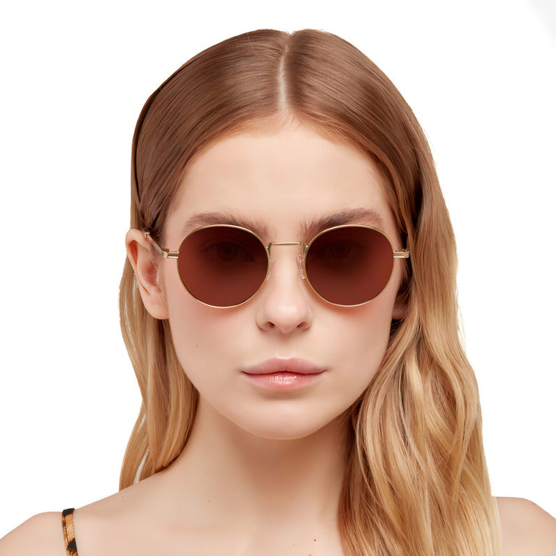 Lentes De Sol Hawkers Moma Polarized Gold Havana Dorado Océano Marrón Oscuro Dorado Mate/habana