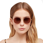 Lentes De Sol Hawkers Moma Polarized Gold Havana Dorado Océano Marrón Oscuro Dorado Mate/habana