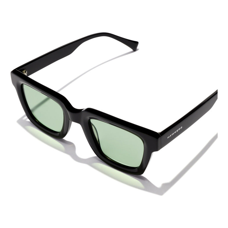 Hawkers Lentes De Sol One Uptown Hombre Y Mujer Lente Verde Claro Armazón Negro