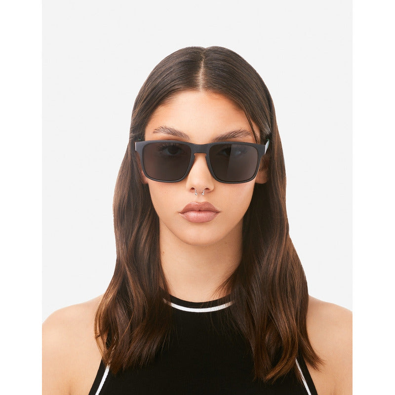 Lentes De Sol - Peak Metal Black Deep Turquoise