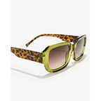 Lentes De Sol - Hawkers - Azure - Green Earth Estilo Retro Verde Musgo Marrón Claro Carey