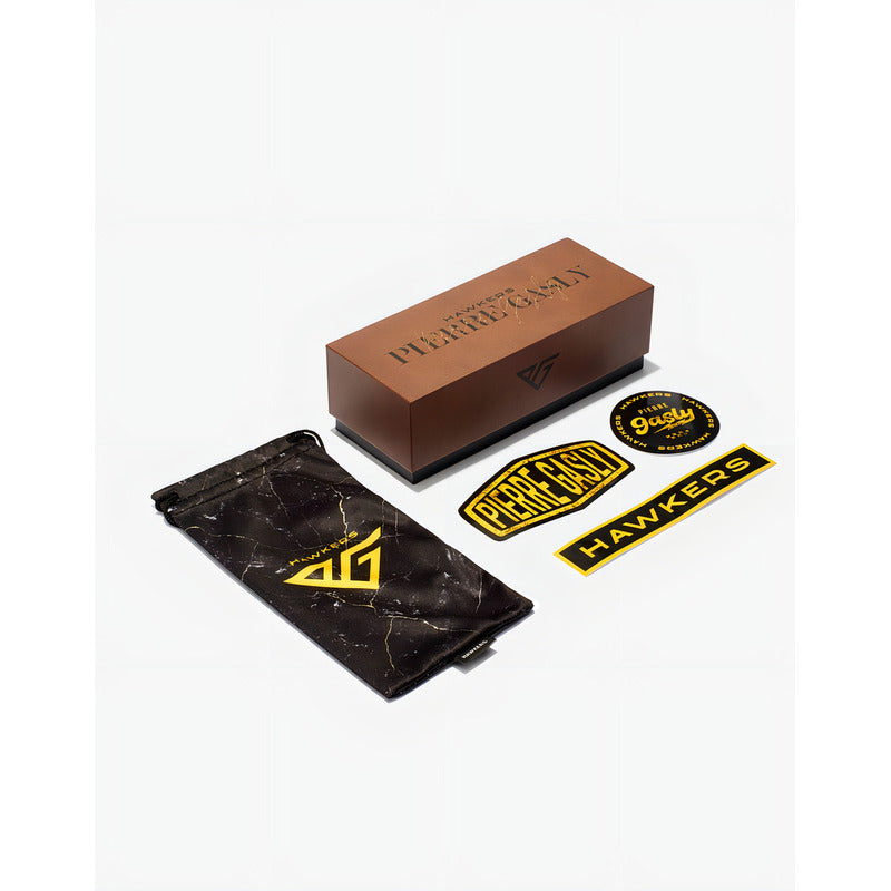 Lentes De Sol Hawkers - Pierre Gasly - Grid Negro/carey Negro Carey