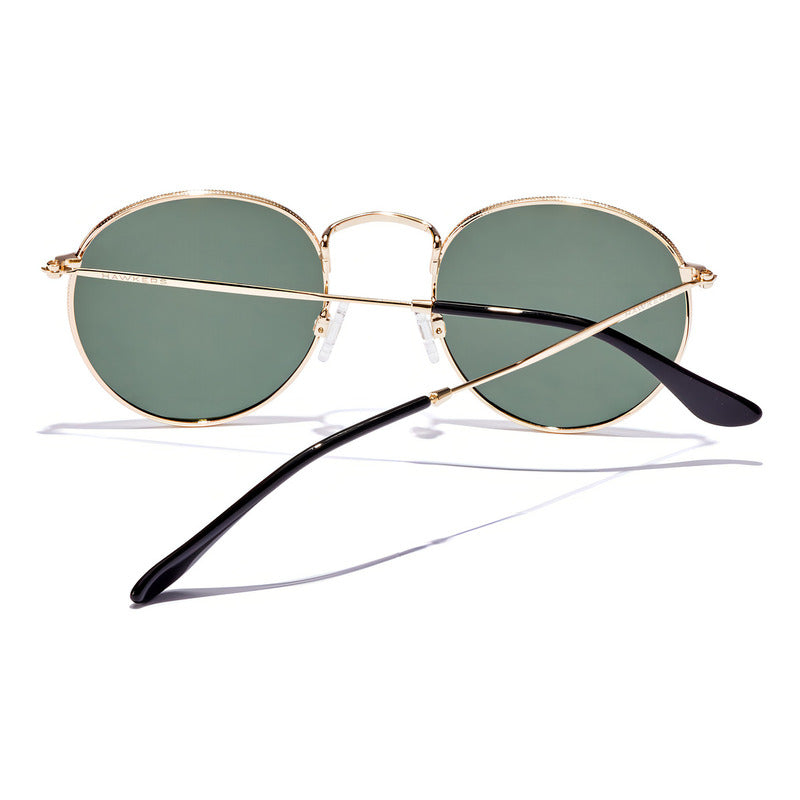 Lente De Sol Hawkers - Moma Midtown Unisex - Polarizadas Gold Green Verde Dorado