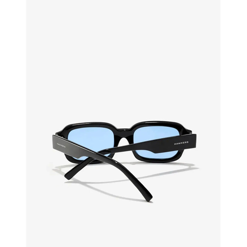 Lentes De Sol - Hawkers - Azure - Black Blueberry Estilo Retro Azul Claro Negro