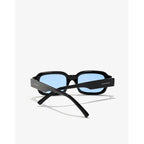 Lentes De Sol - Hawkers - Azure - Black Blueberry Estilo Retro Azul Claro Negro