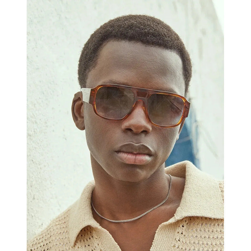 Lentes De Sol - Hawkers - Vietri - Havana Indigo Carey / Azul Azul Marrón/naranja