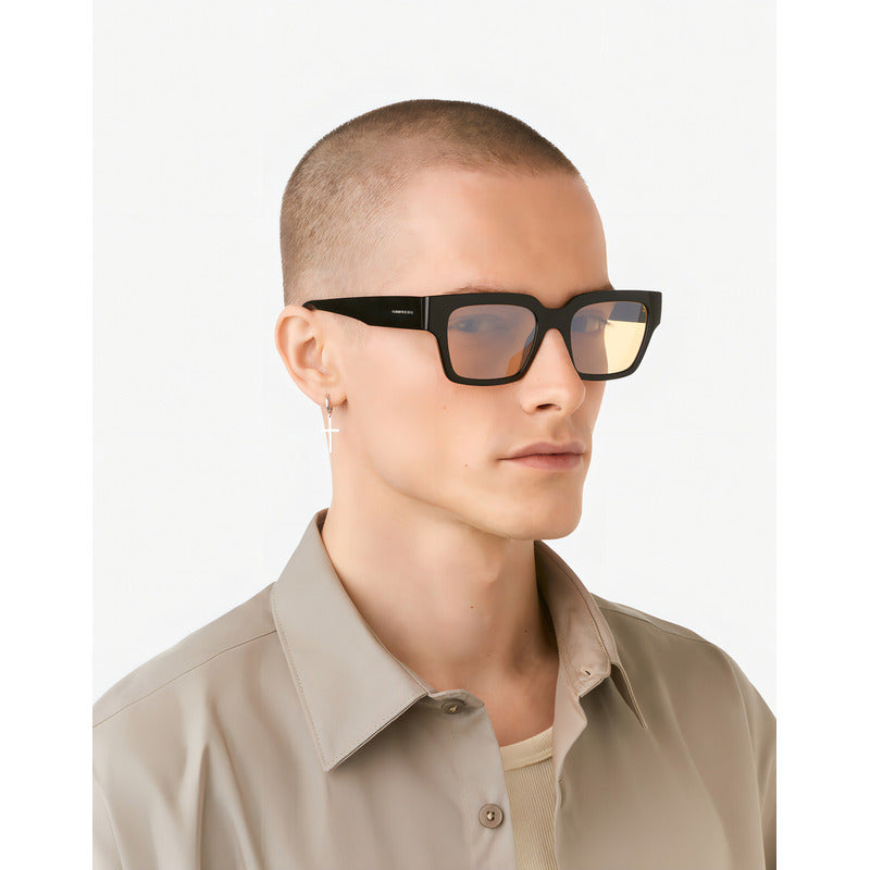 Lentes De Sol Hawkers Mate Black Mustard Eco Negra/amarilla