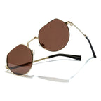 Lentes De Sol - Aura Polarizado Dorado Marrón