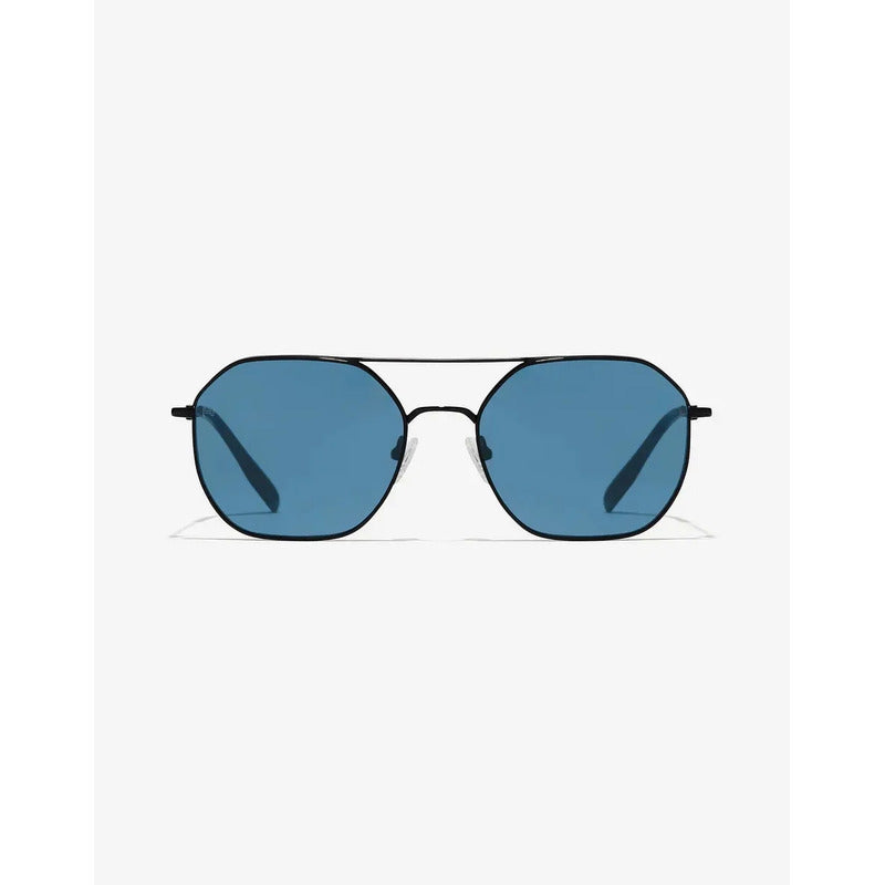 Lentes De Sol - Hawkers - Stride Gun Metal Azul Oscuro Negro