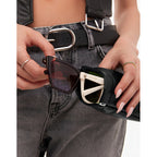 Estuche Lentes De Sol Hawkers - Double Pouch - Black / Fluor Negro