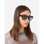 Lentes De Sol - Mate Black Blue Denim Eco