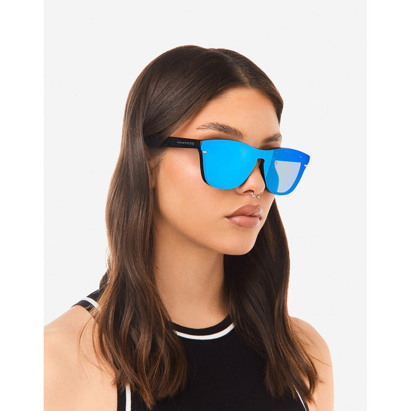 Lentes De Sol Hawkers Clear Blue One Venm Hybrid Negro Celeste