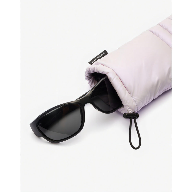Hawkers - Funda De Nylon Acolchada Para Lentes De Sol - Lila/negro