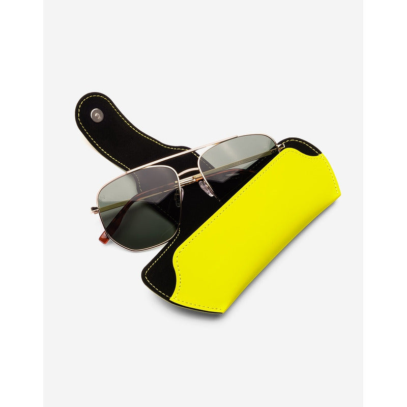 Estuche Lentes De Sol - Belt Soft Case Amarillo