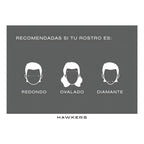 Anteojos De Sol Hawkers Lifestyle Chain Talle Adulto Armazón Marrón/dorado Y Lente Marrón