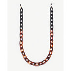 Cadena Eslabones Lentes de Sol - Carey Negro Marrón