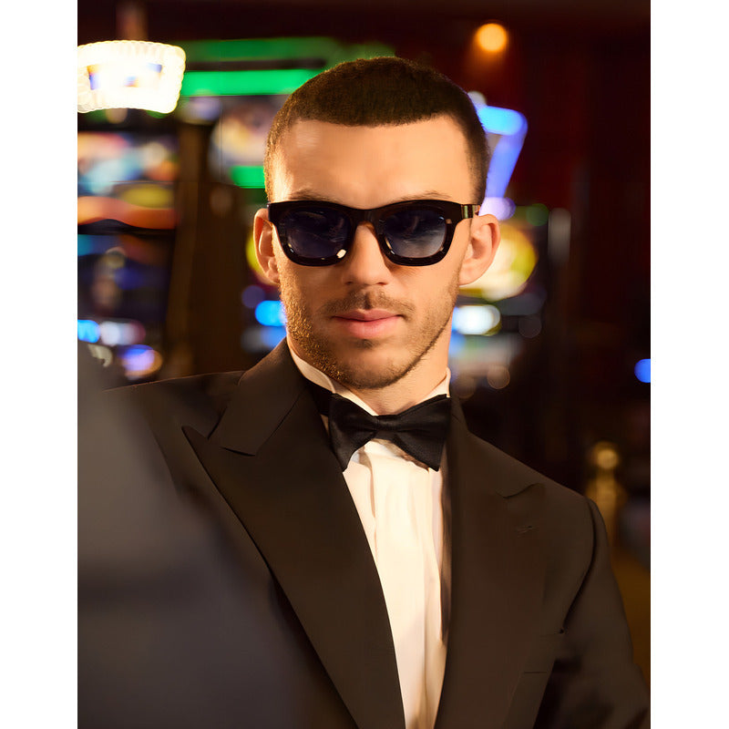 Lentes De Sol Hawkers - Pierre Gasly - Grid Negro Azul