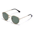 Lente De Sol Hawkers - Moma Midtown Unisex - Polarizadas Gold Green Verde Dorado