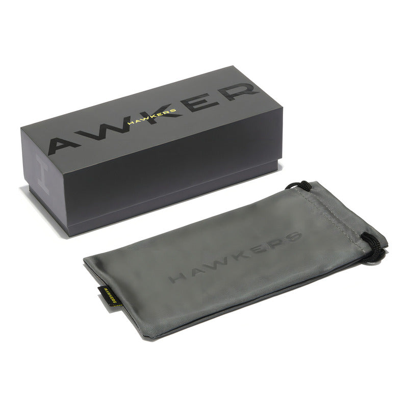 Hawkers Lentes De Sol One Uptown Hombre Y Mujer Lente Azul Claro Armazón Negro