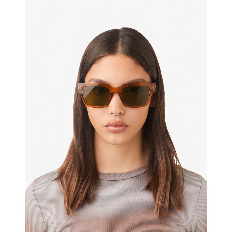 Lentes De Sol Hawkers Mate Mustard Juniper Eco Carey/mostaza/verde