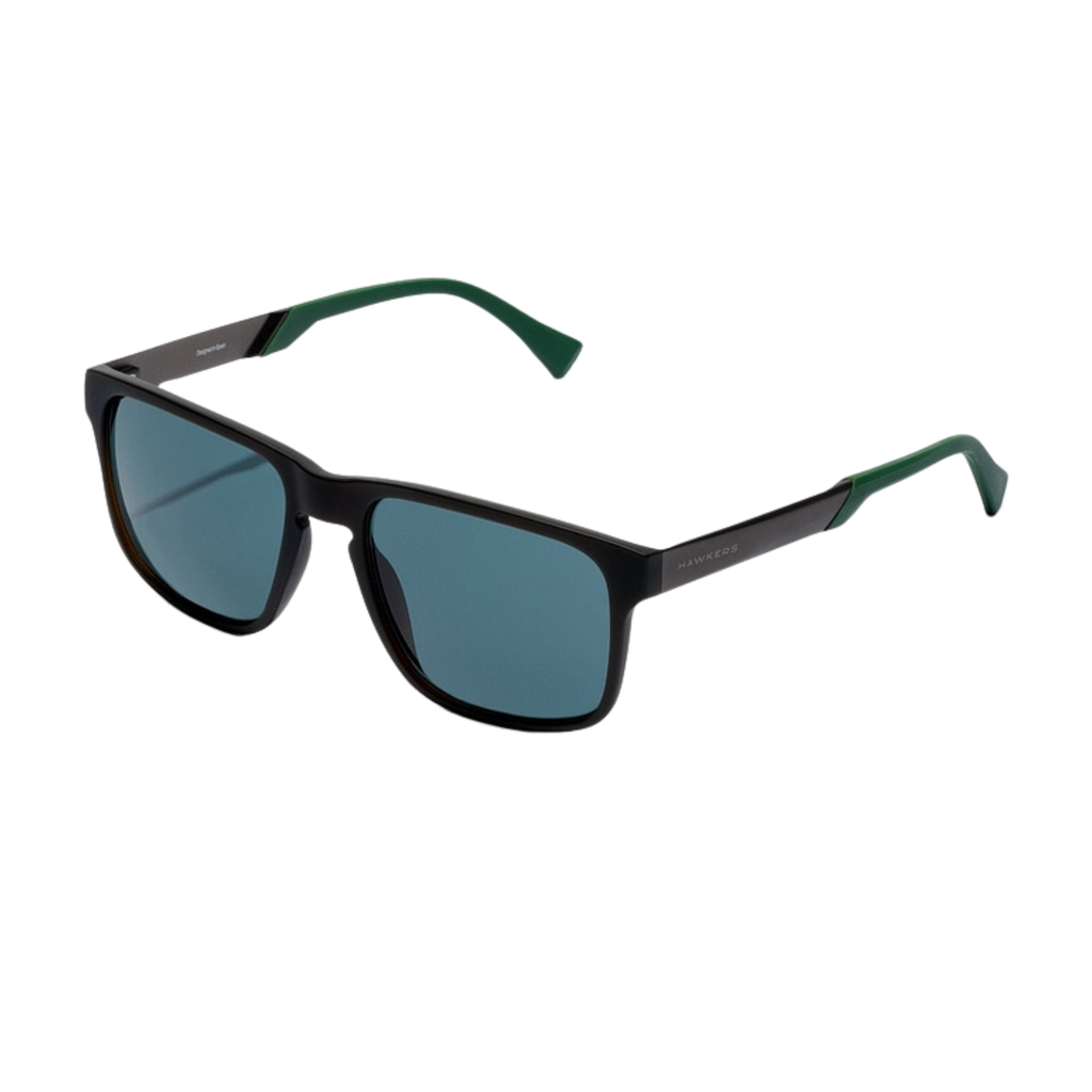 Lentes De Sol - Peak Metal Black Deep Turquoise